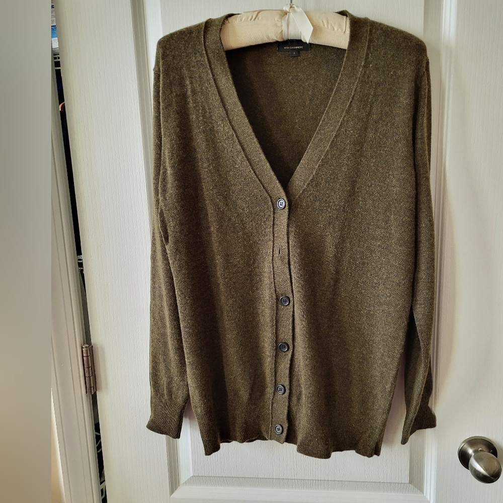 JCrew cashmere blend cardigan